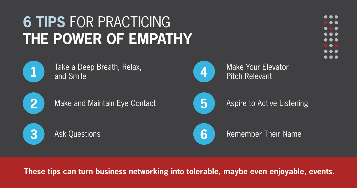 Empathy in business networking